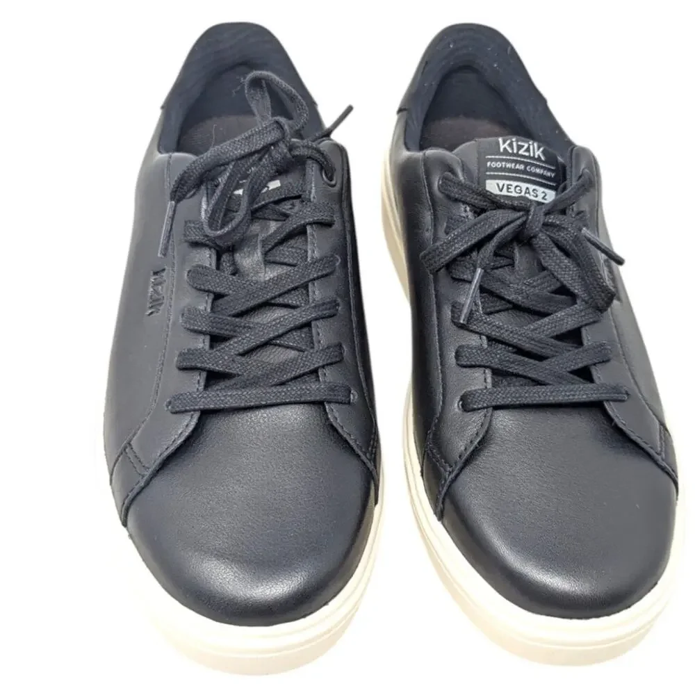 Kizik Vegas 2 Wide Black Pristine Hands Free Sneakers Women 8.5 EU 40 New
